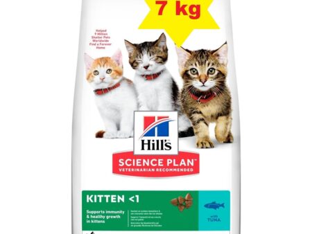 Hill's Kitten Healthy Development Ton Balıklı Yavru Kedi Maması 5kg+2kg HEDİYE!